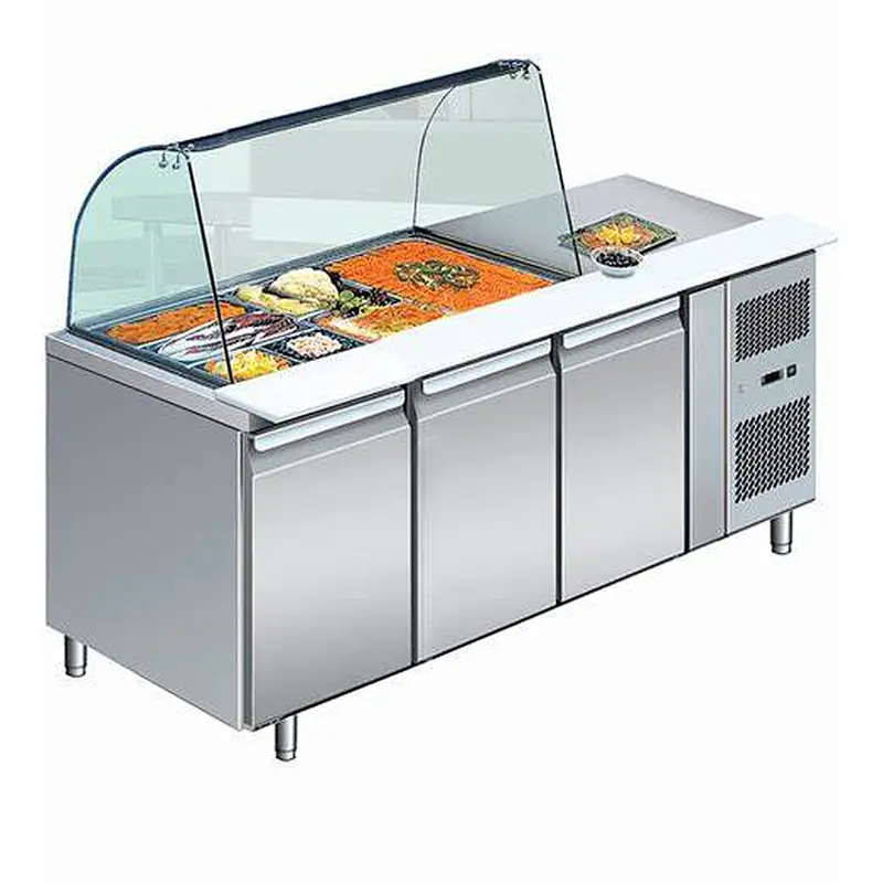 CNJT commercial ventilated refrigerator counter